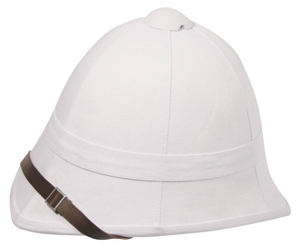 Pith Helmet in White | White British Pith Helmet